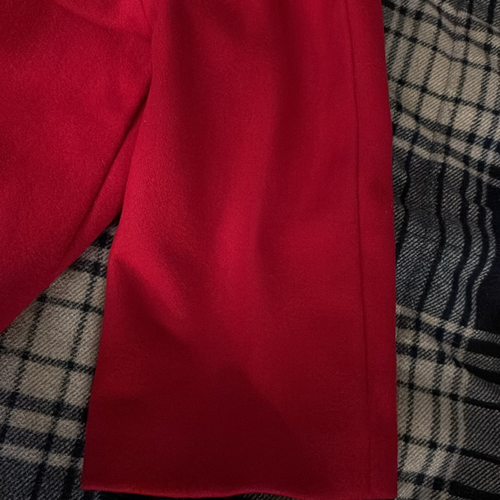 Red Cropped Winter Jacket - Never Worn - image 5